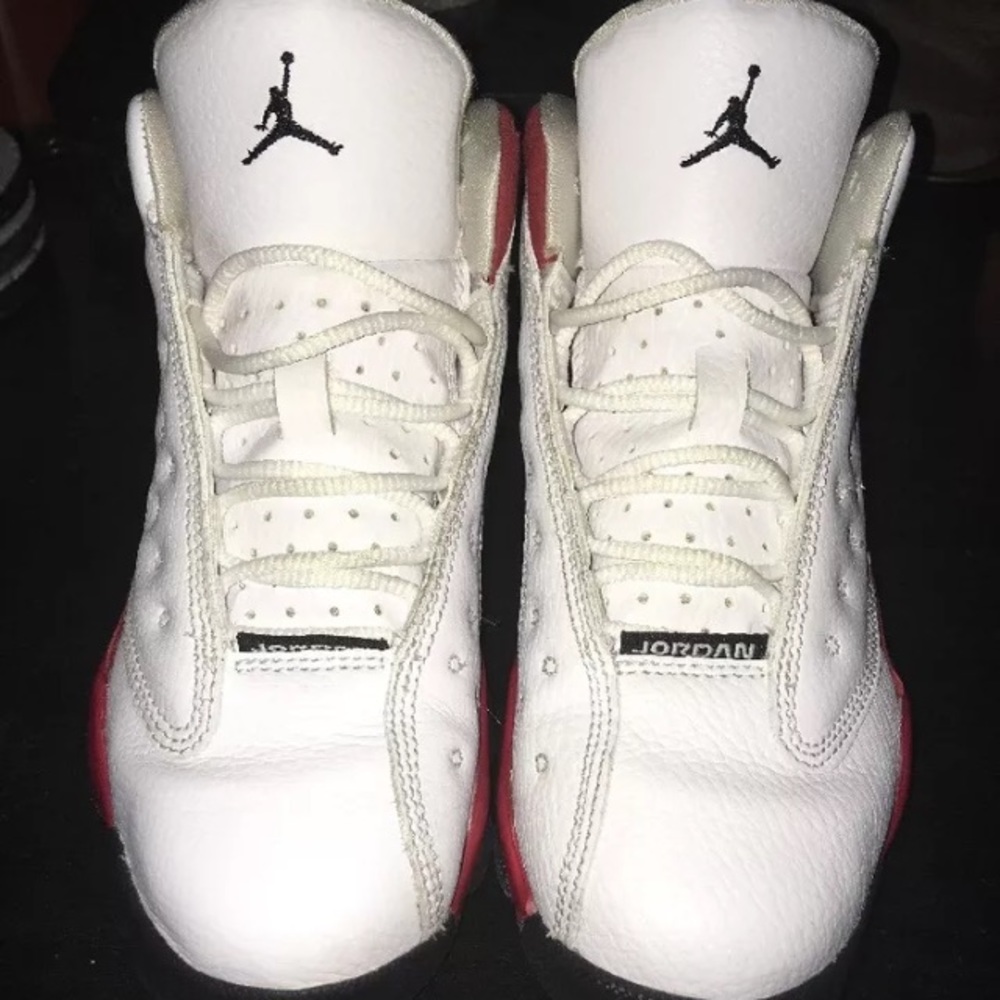 Nike Retro Air Jordans size 1 Youth Red & White